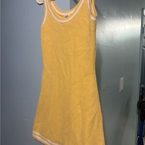 ALO Yoga Yellow Mini Dress